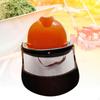 Orange Forestry Hard Hat Face Shield Cover for Manufacturing Construction Protective