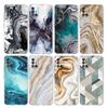 Прозрачный чехол для Samsung Galaxy A52 A12 A51 A32 A21s A71 A32 A22 50 A70 A31 A72 5G Чехол для телефона Гранит Мрамор
