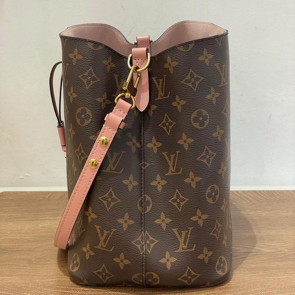 [Pre-Owned] Noe Monogram Coated Canvas And Leather Bucket Bag - Good #QH07DL