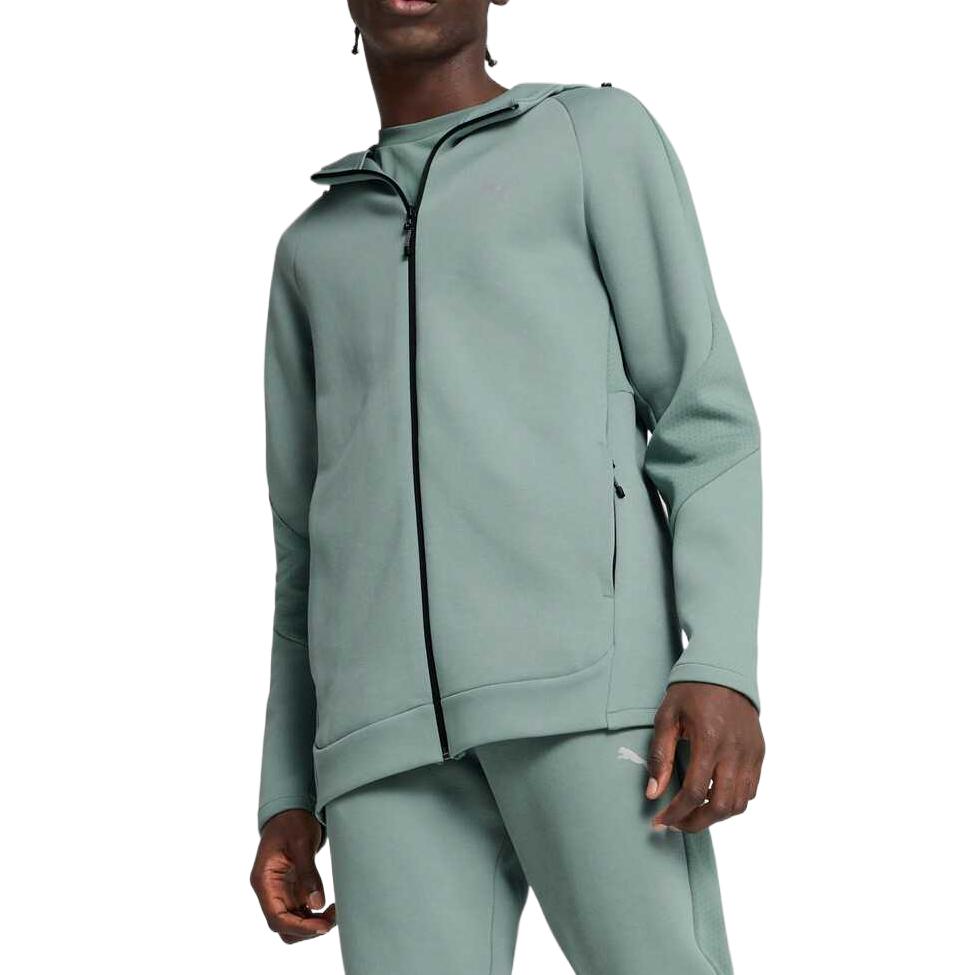 Puma Куртки Мужские Зеленый 30 С капюшоном Умеренный Другое 687586-30