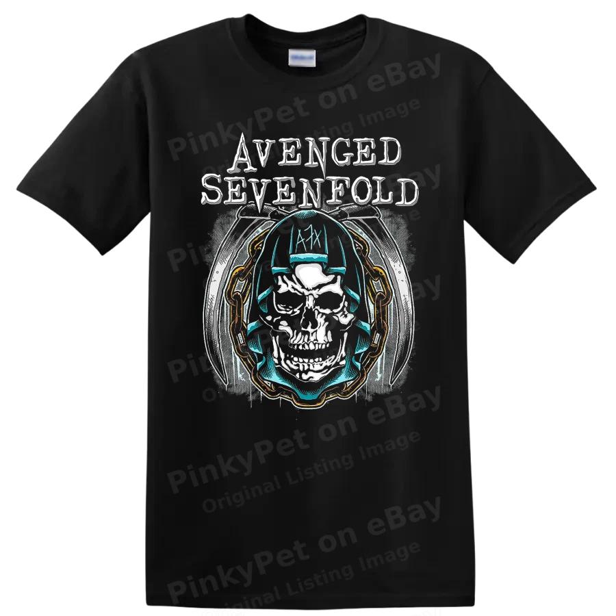 Avenged Sevenfold Skull Metal Rock T Shirt Graphic Band Tee