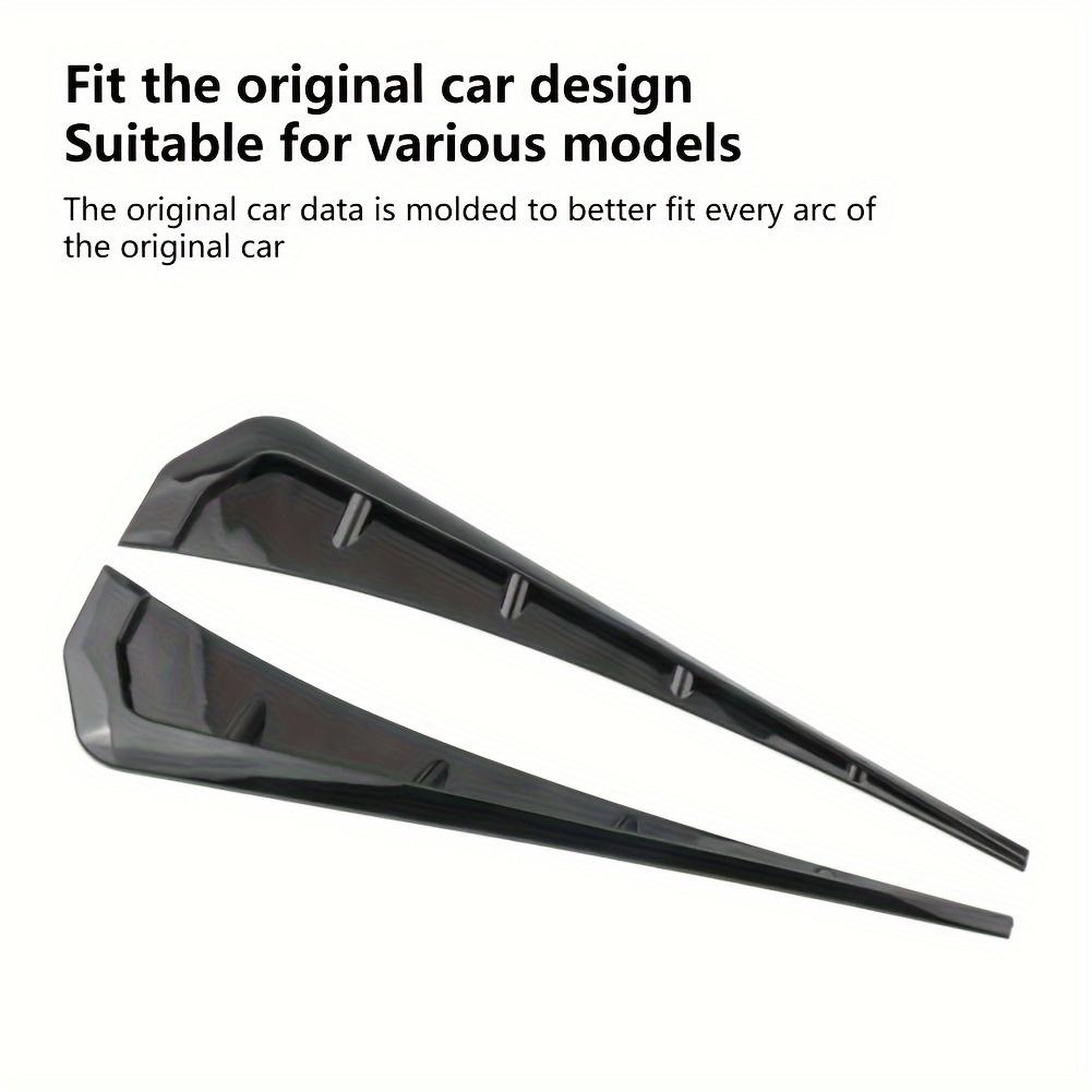 1 Pair Universal Automobile Fender Stickers-Air Outlet Decals Simulating Side Protection