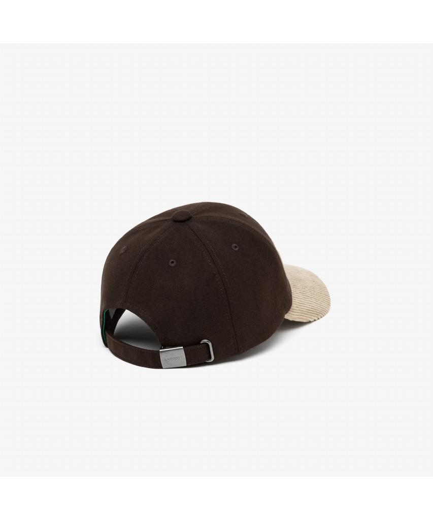 LACOSTE Мужская вельветовая бейсболка с нашивкой с буквами Rk413E-55N Skb