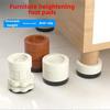 Furniture Leg Heightening Pads for Sofa, Coffee Table, TV Cabinet, and Bed