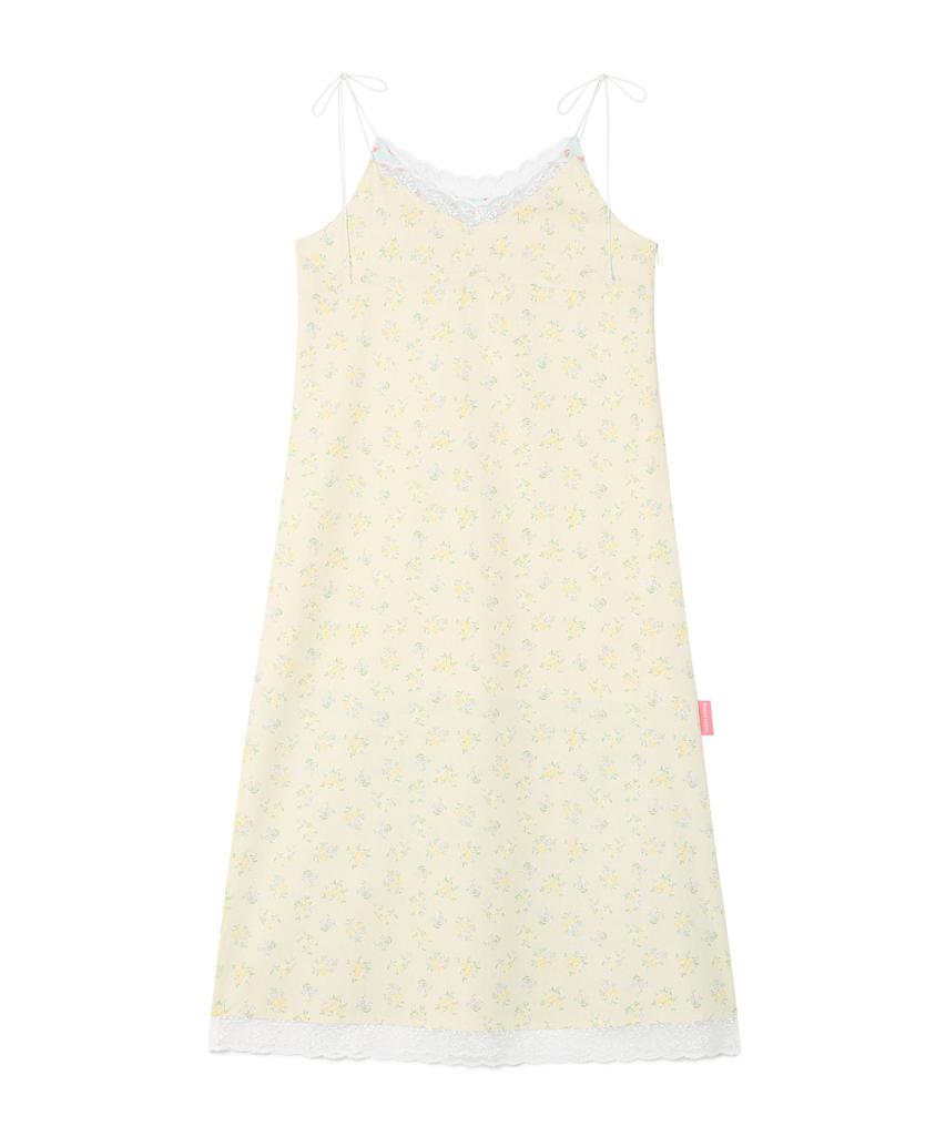 Sweet Bitter Two-Way Flower Maxi Dress_Light Yellow