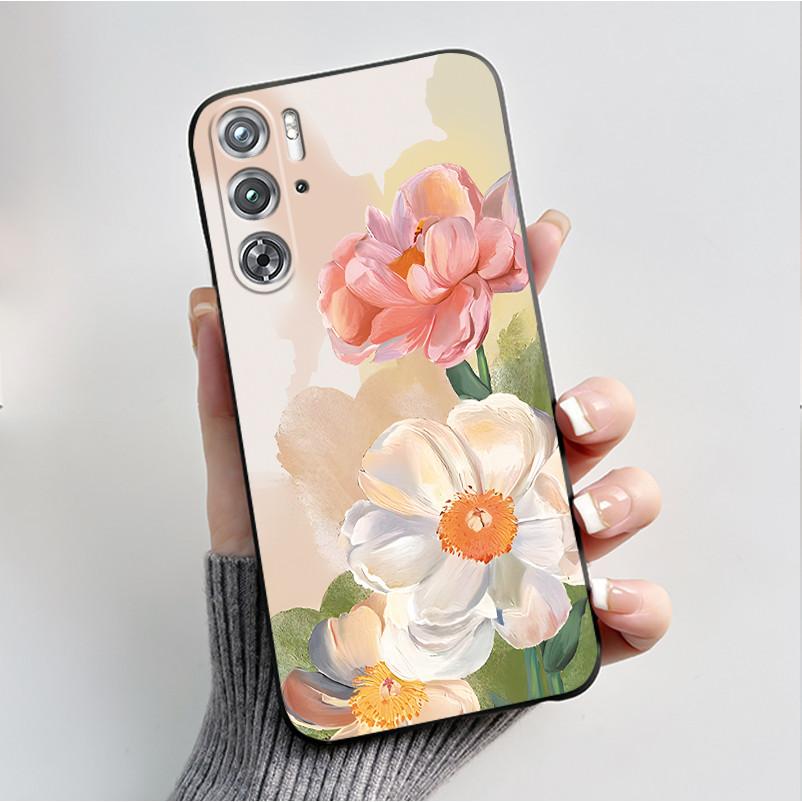 Чехол для ZTE nubia Red Magic 9 Magic9 9S Pro Plus 5G, модный, с бабочками и цветами, тонкий, черный, мягкий ТПУ, матовая задняя панель, защитная крышка