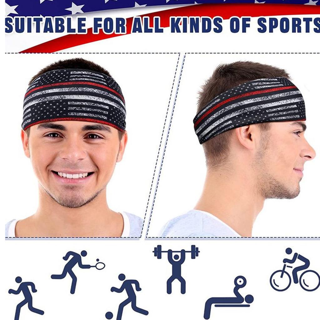 Стильная повязка на голову для мужчин, женщин и детей, модный и удобный головной аксессуар, флаги, напульсники, универсальный