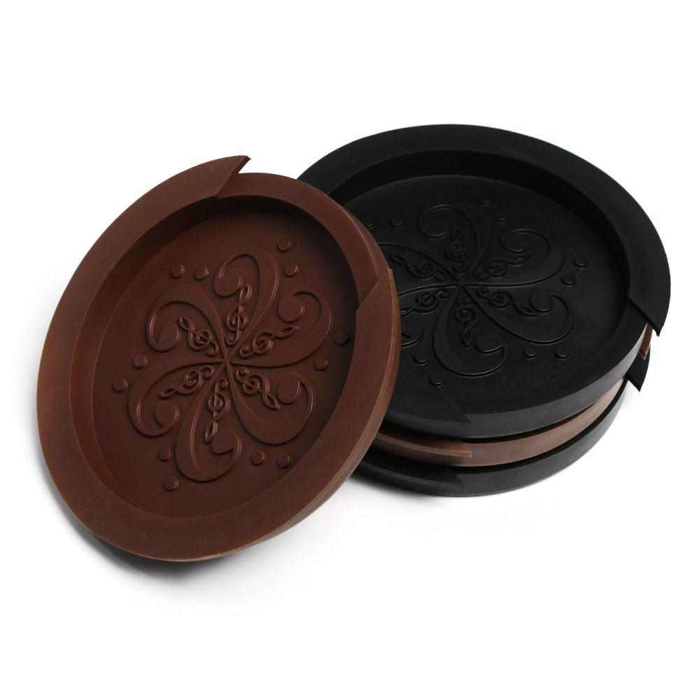 Аксессуары для гитары Силиконовая акустическая черная крышка резонаторного отверстия Буферный блок Заглушка Слабый звуковой инструмент