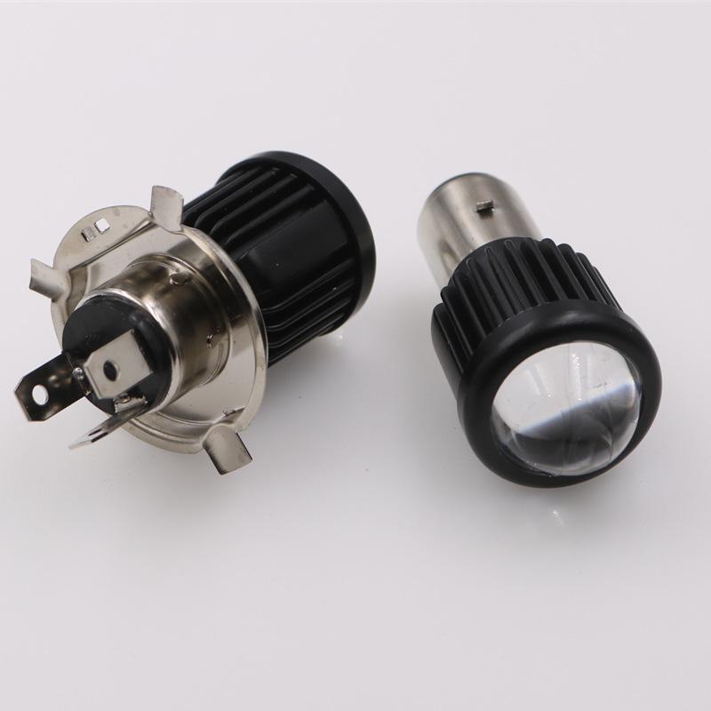 Мотоциклетная фара высокой яркости и комбинированный фонарь противотуманного/стоп-сигнала, белый/желтый, BA20D/H4 с линзой