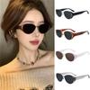 Новые модные женские солнцезащитные очки «кошачий глаз» в стиле ретро, роскошные солнцезащитные очки с металлической оправой, для вождения, путешествий, защиты глаз от УФ-излучения, UV400