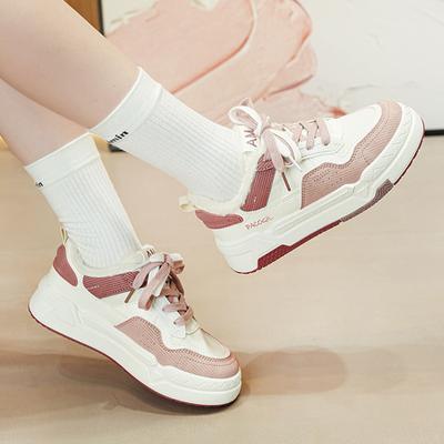 Модные уличные зимние хлопковые плюшевые повседневные кроссовки теплые флисовые плюшевые зимние повседневные кроссовки для бега на толстой подошве женские туфли