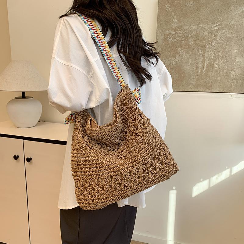 Соломенная сумка женская сумка через плечо для поездок на работу пляжная сумка