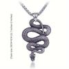 Модное мужское ожерелье со змеей в стиле хип-хоп, винтажное ожерелье, модное мужское ожерелье с подвеской