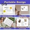 Magnetic Whiteboard Adjustable Stand Double-sided Portable White Board Smooth Surface Easy To Write Whiteboard