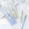 Planwith Friends Plan PLAN Pen Scissors, Portable Mini Rounded Corner Spring Small Scissors Office Paper Cutters