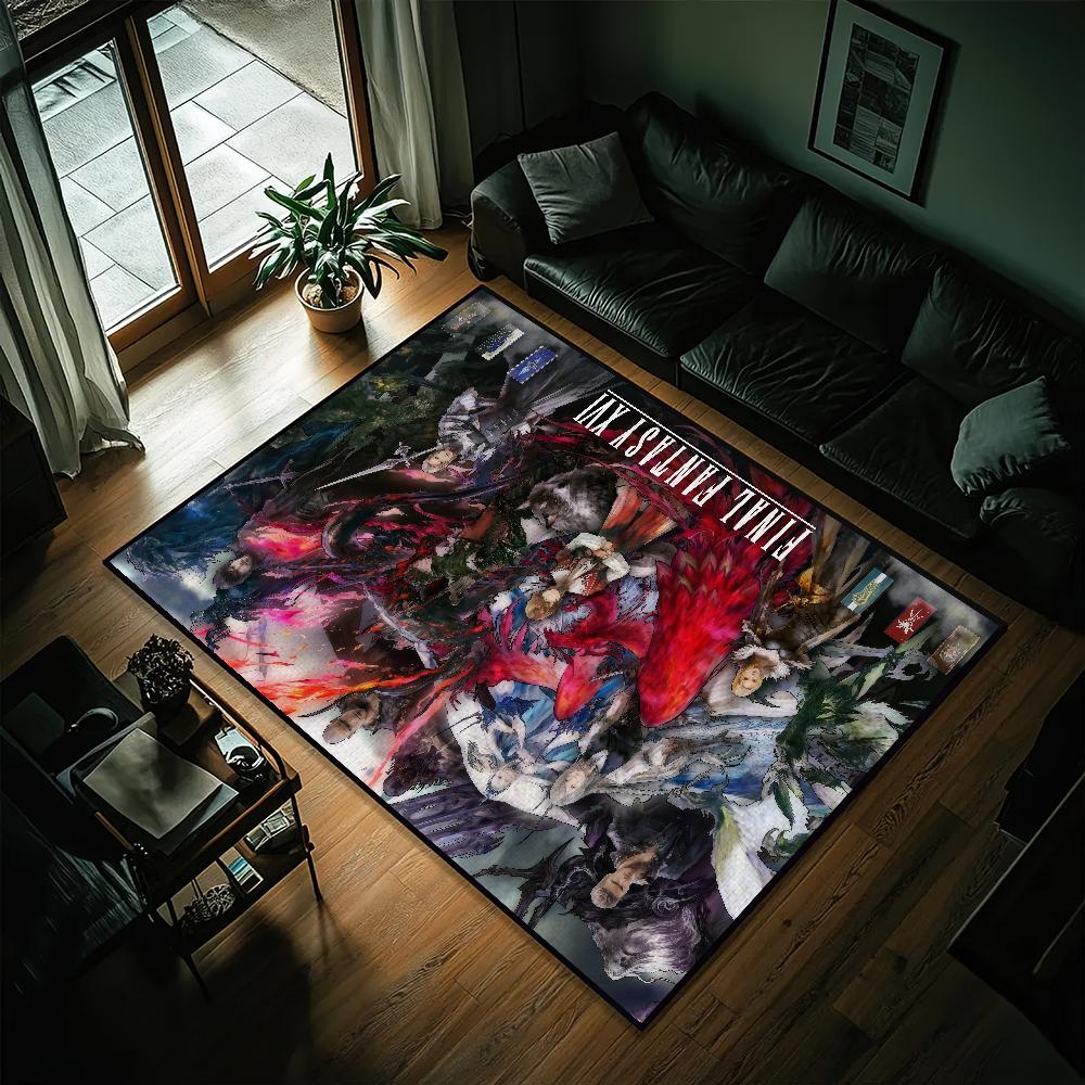 Игра F-Final Fantasy XVI Маленький ковер Прикроватный Кухня Ванна Гостиная Дом Дом Спальня Напольный коврик Придверный коврик Ковер Украшение