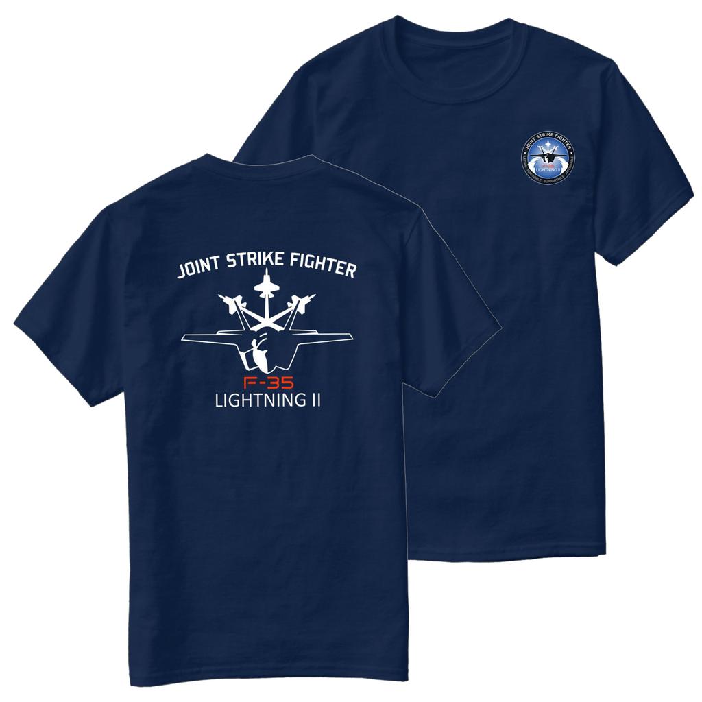 F35 Lightning II Joint Strike Fighter TShirt 100 Cotton ONeck Summer Short Sleeve Casual Unisexs Tshirt Size S3XL