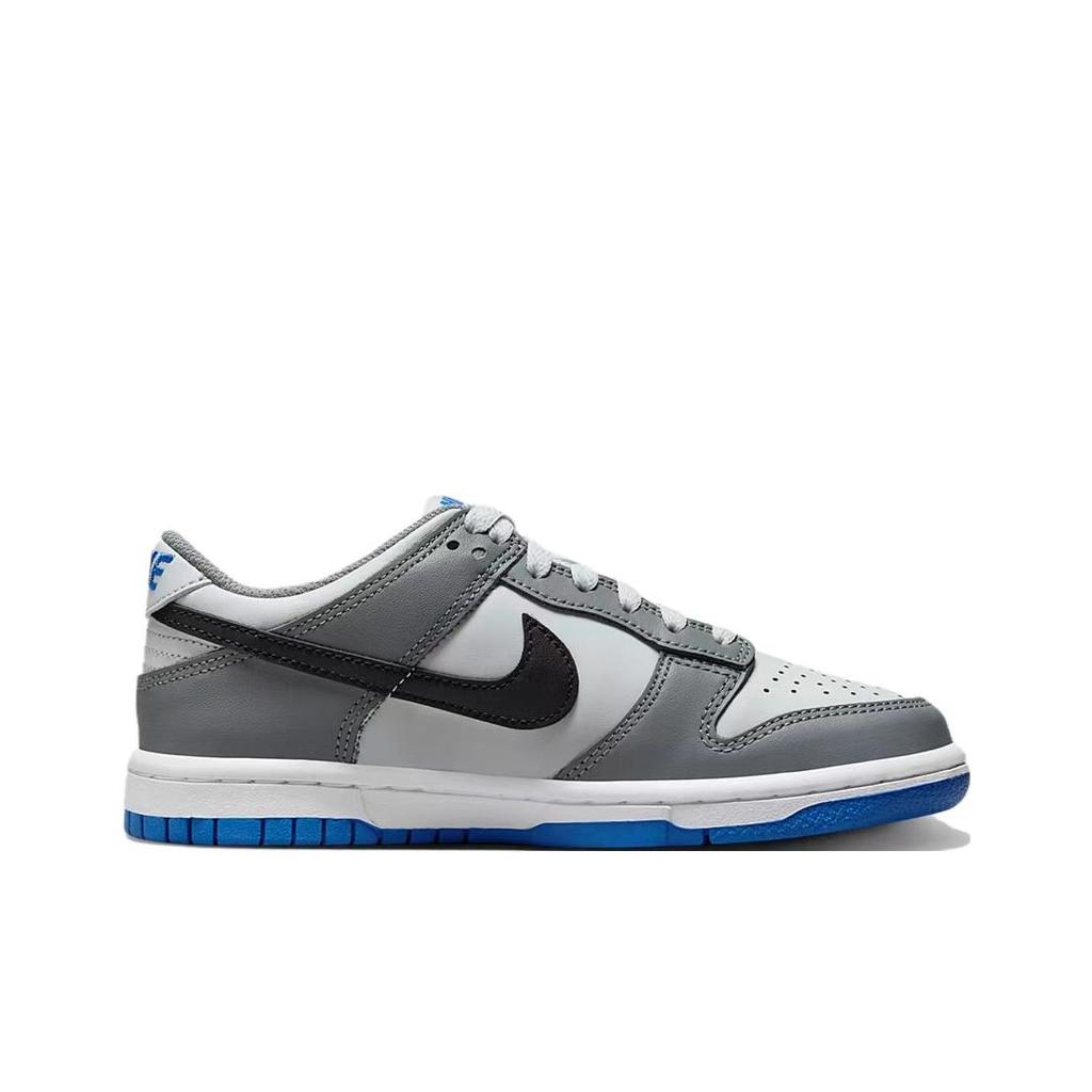 Nike Dunk Low GS Cool Grey Photo Blue Kids Sneakers Black Pure-Platinum Light-Photo-Blue FB9109-001