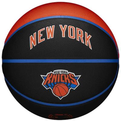 Wilson Мяч NBA Team City Collector New York Knicks, черный, баскетбольный, унисекс