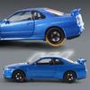 1/24 Nissan Skyline Ares GTR R34 Сплав Модель Спортивного Автомобиля Литые Металлические Гоночные Автомобили Модель Транспортных Средств Звук Свет Детские Игрушки Подарок