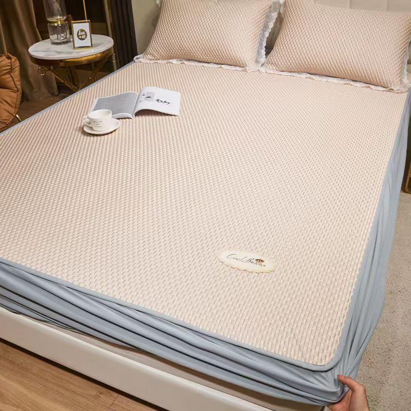 Постельное белье из ледяного шелка, утолщенное складное, можно стирать в машине, летнее мягкое сиденье премиум-класса для детей