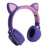 Наушники Cat Ear 3D со светодиодной подсветкой, беспроводные складные Bluetooth 5.0 гарнитуры с микрофоном