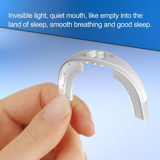 Anti Snoring Devices Silicone Braces Ergonomic Snore Reducing Aid Improve Airflow Breathing Anti-grinding Dental Guard Anti-snore Sleep Apnea Devices