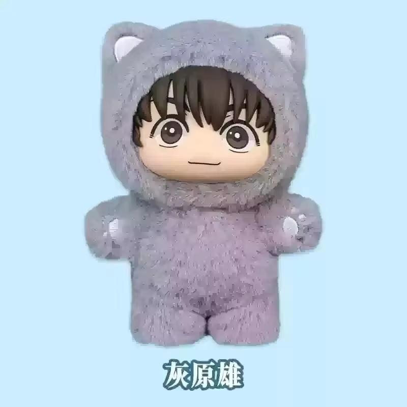 New Genuine Eaki Jujutsu Kaisen Season 2 Cat Park Party Gojo Satoru Plush Box Doll Bag Pendant Model Collection Gifts Toys