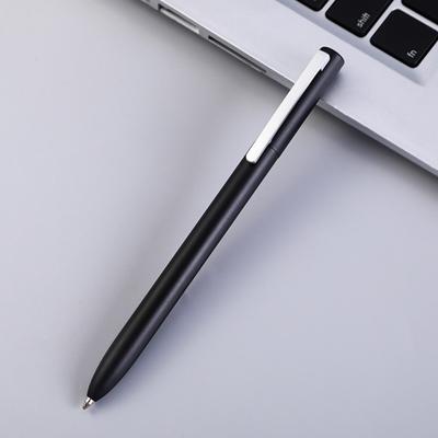 Простая металлическая гелевая ручка 0,5 мм, черные чернила, пишущий инструмент, нейтральная ручка, ручка для подписи для школы, офиса