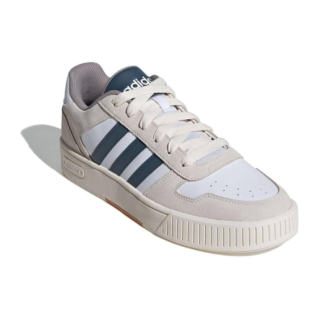Adidas Neo D-Pad Classic Comfortable Versatile Low-Top Skate Shoes Unisex Sneakers White Blue Brown JH8812