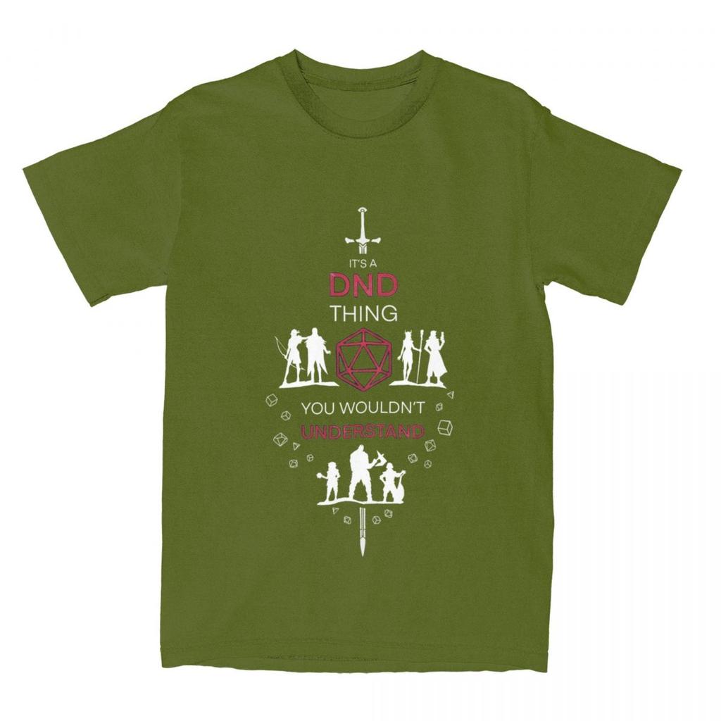 Мужские и женские футболки Dungeon Dragon Apparel Fashion Tee Shirt Футболка 100% хлопок Подарочная идея Одежда