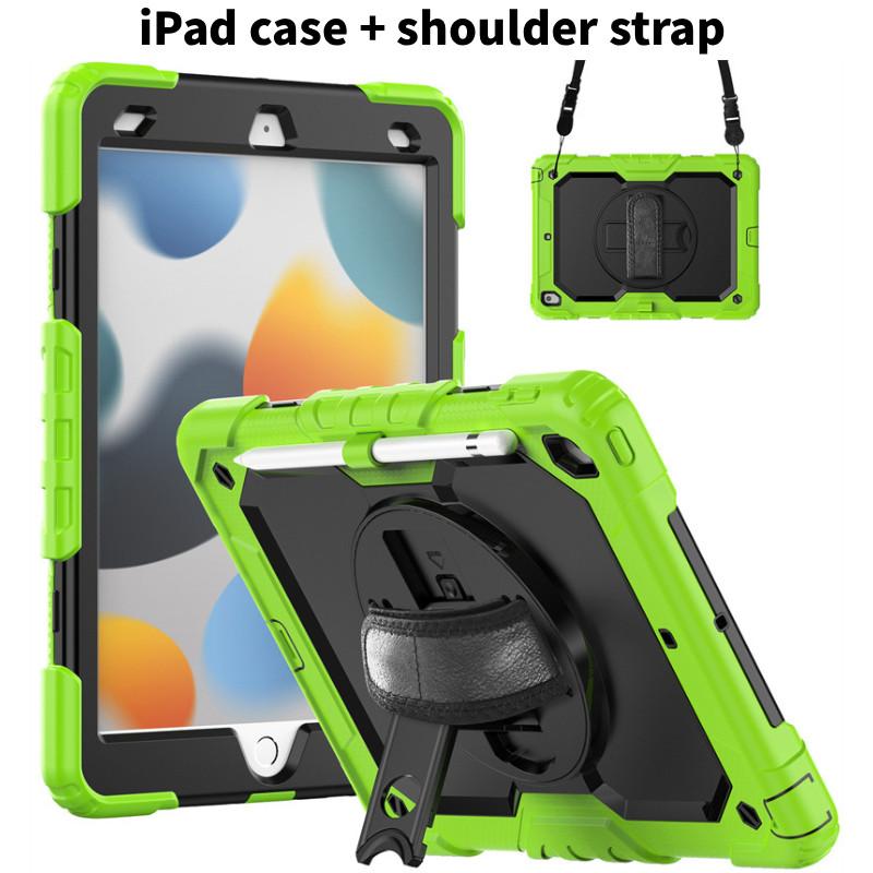 For Ipad Air 11 Shockproof Silicone Case With Adjustable Pc Stand For Heavyduty Protection