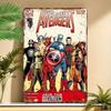 2D Плоский, 1 шт. Металлический настенный арт Marvel Uncanny Avengers - Присоединяйтесь к Революции, Ретро Жестяная Вывеска с Культовыми Супергероями, Идеально для