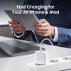 Адаптер питания USB-C, 30 Вт, быстрое зарядное устройство для Apple iPhone 14 15 Pro Max 13 12 11 X XS XR 7 8 Plus, кабель для зарядки Lightning
