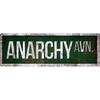 Grindstore Тонкий жестяной знак Anarchy Avenue