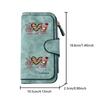 Leopard print Peace Coffee men's large-capacity wallet with business card slot and cash pocket, suitable for formal occasions and office use, a gift
