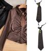 Japanese JK Necktie for Night Club Party Neck Tie Knotfree School Event Suit Tie Stage Performances Costume Tie Neckwear