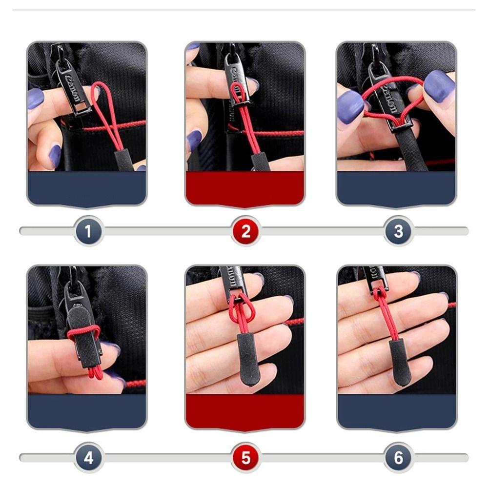 Bag Clothing Zip Fixer Suitcase Backpack Zipper Pull Cord Zipper Puller Zipper Ropes Fixer Zip Cord