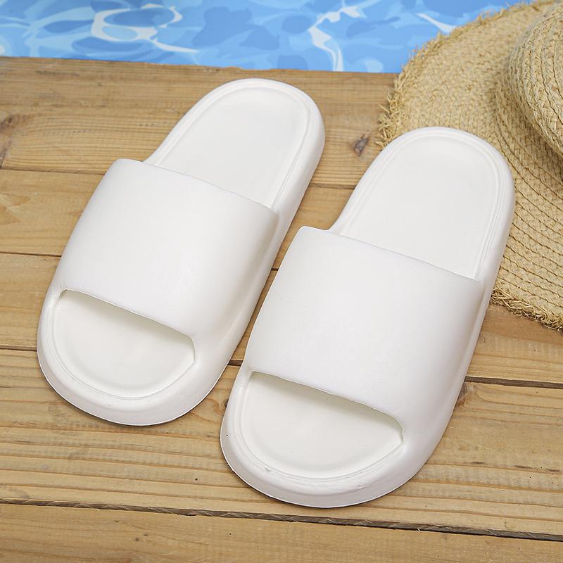 2024 легкие тапочки на платформе женские супер мягкие нескользящие пляжные шлепанцы женские удобные парные домашние тапочки для душа