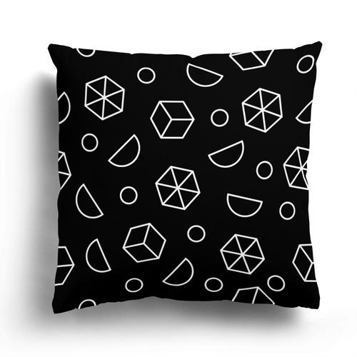 Скандинавский черно-белый простой геометрический рисунок, чехол для подушки, домашняя гостиная, украшение для дивана, подушка, наволочка