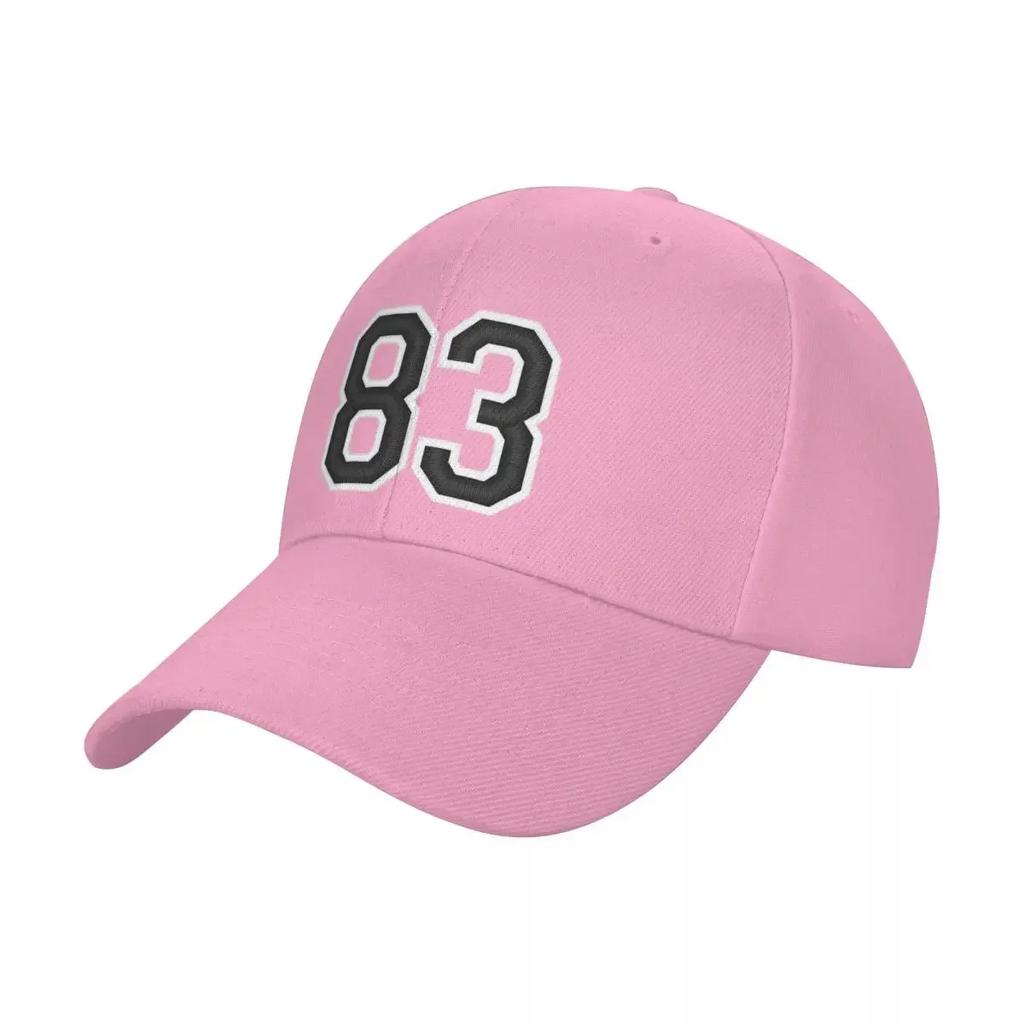 Black Jersey Sports Number eightythree Football Baseball Cap golf hat genuine Sun Hat For Children Kids Hat Unisex Wome
