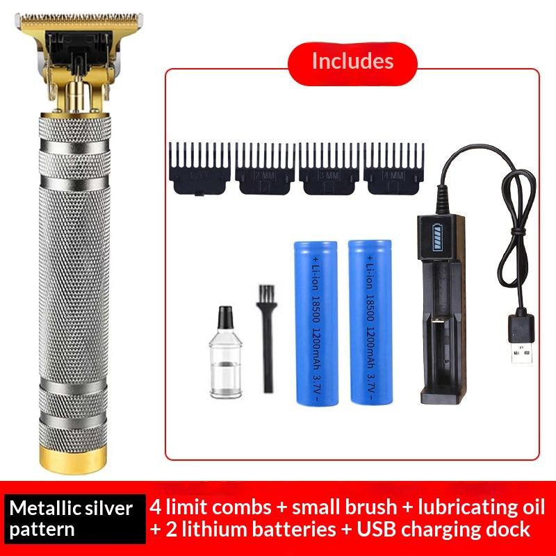 New multifunctional hair clipper electric clipper hair clipper hair clipper oil clipper shaving razor bald hair clipper rechargeable