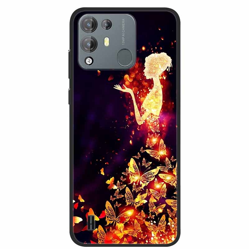 Для Blackview A55 Pro Чехол Роскошный Силиконовый ТПУ Мягкий Задняя Крышка Чехол для Телефона Для Blackview A55 Pro Funda Ударопрочный Любовь Новый Coque