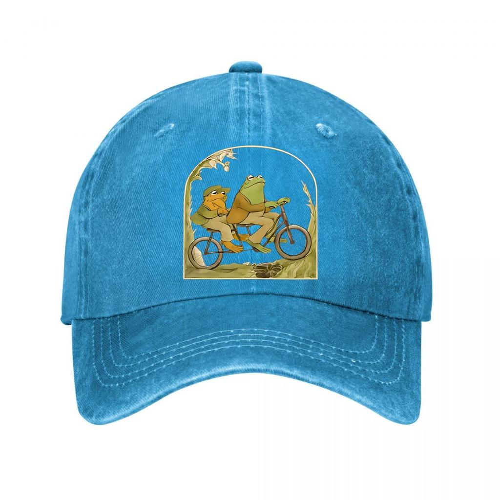 Vintage Velvet Cap Frogs Riding Bike Casual Outdoor Hat New Vintage Washed Cotton Baseball Cap Parent Kids Sun Hats