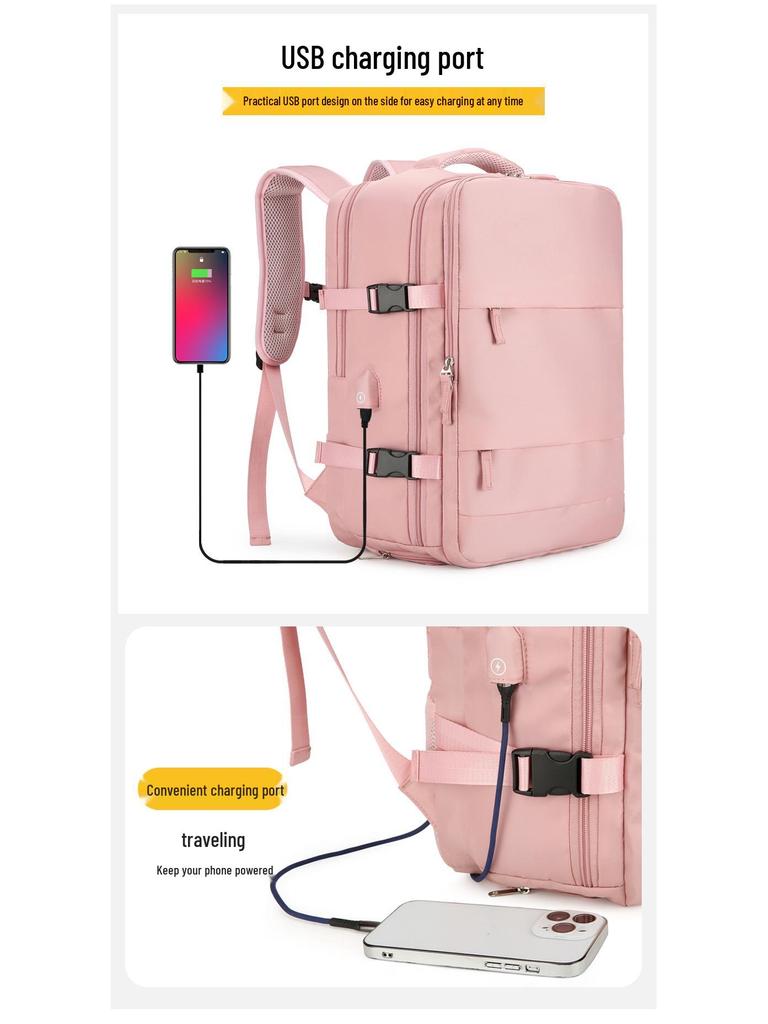 Мужской водонепроницаемый дорожный рюкзак большой вместимости для ноутбуков