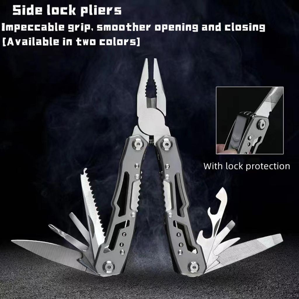 Открытый мультитул для кемпинга, портативный складной многофункциональный инструмент из нержавеющей стали для Edc, аварийный нож для выживания, плоскогубцы