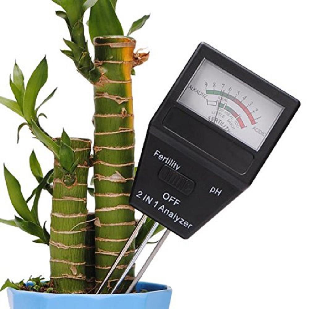 2 in 1 Soil PH Fertility Analyzer Pointer Type Multifunction Soil Tester Portable Soil Microelement PH Meter for