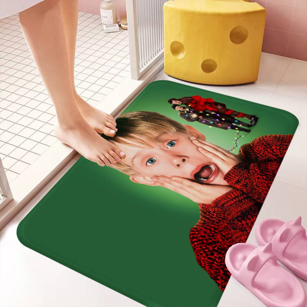 Classic H-Home Alone Movie Floor Mat Retro Multiple Choice Living Room Kitchen Rug Non-Slip Modern Home Decor