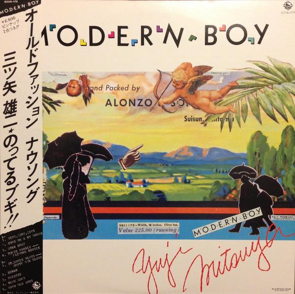 Виниловая пластинка YUJI MITSUYA Modern Boy K25A175 KING 1981 Япония Оби Японский Поп-Рок Б/у