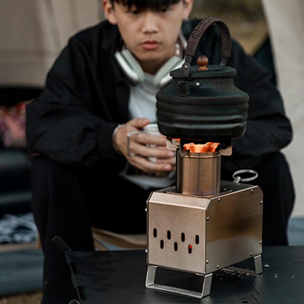 Уличные походные печи, портативная печь из нержавеющей стали, многофункциональная печь для пикника, барбекю, приготовления пищи